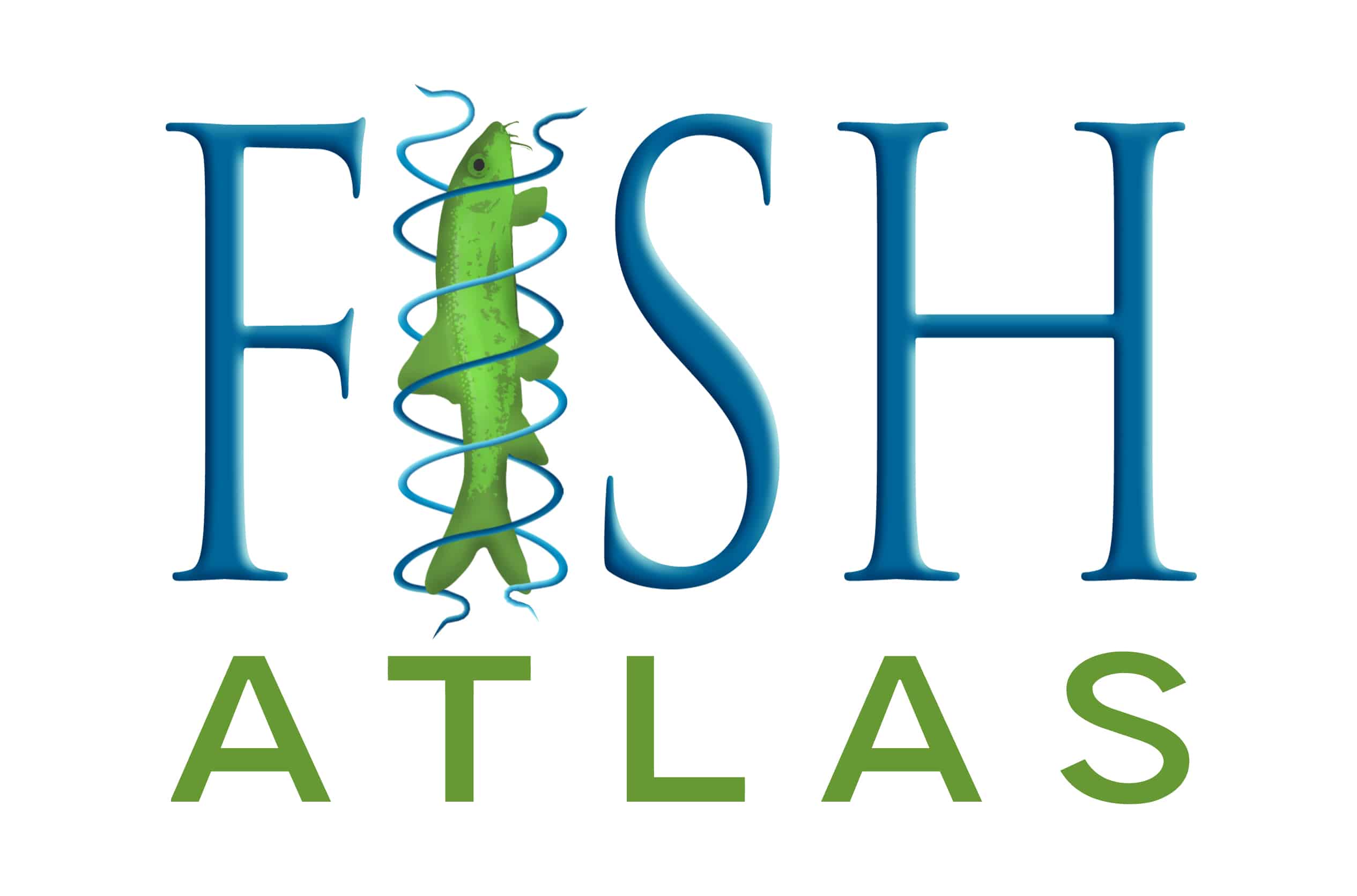 Scientific logo design Fish Atlas